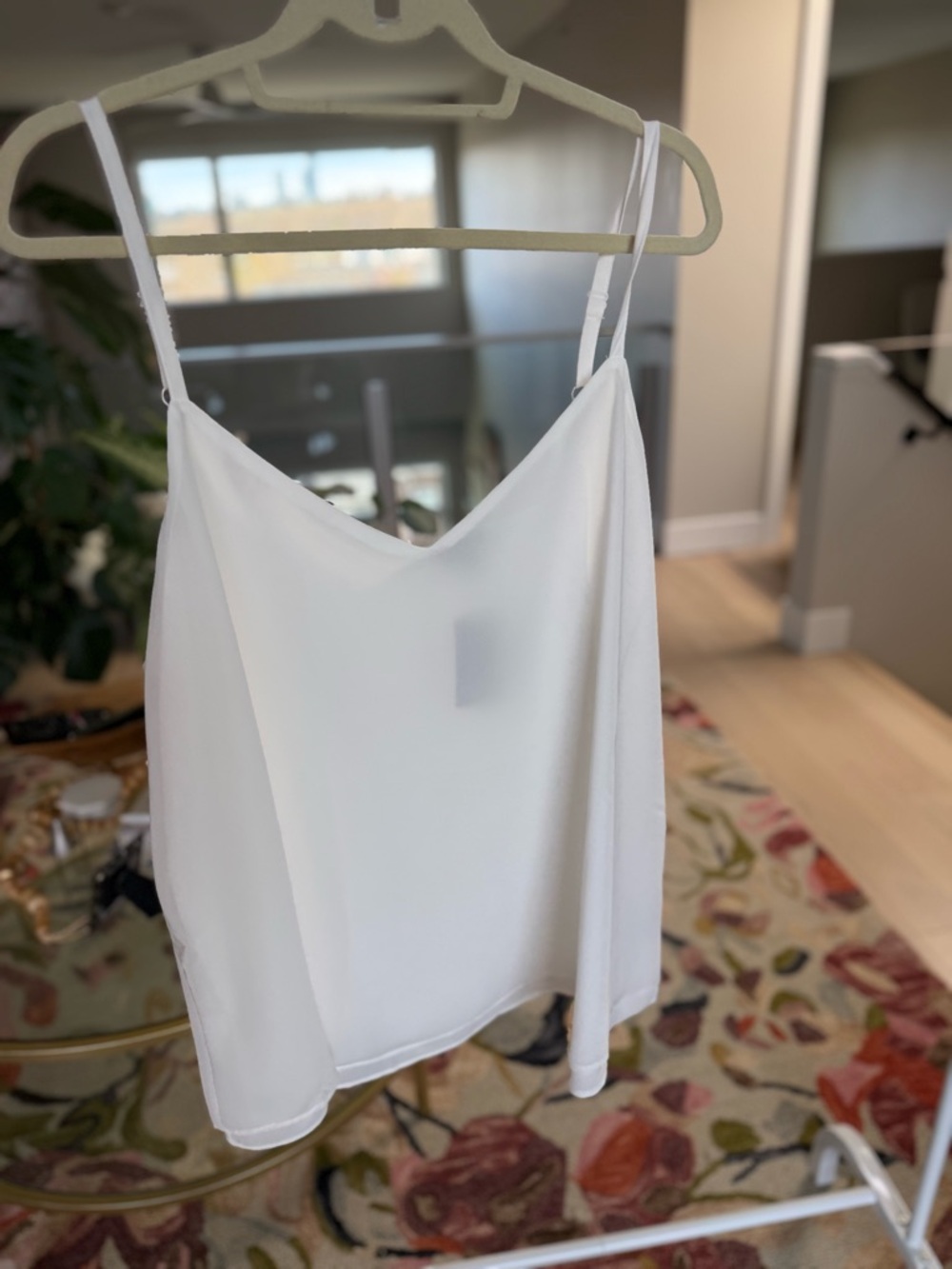 torrid White Spaghetti Strap Cami Tank